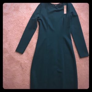 Gorgeous Green JCrew Ponte Dress - XS Tall